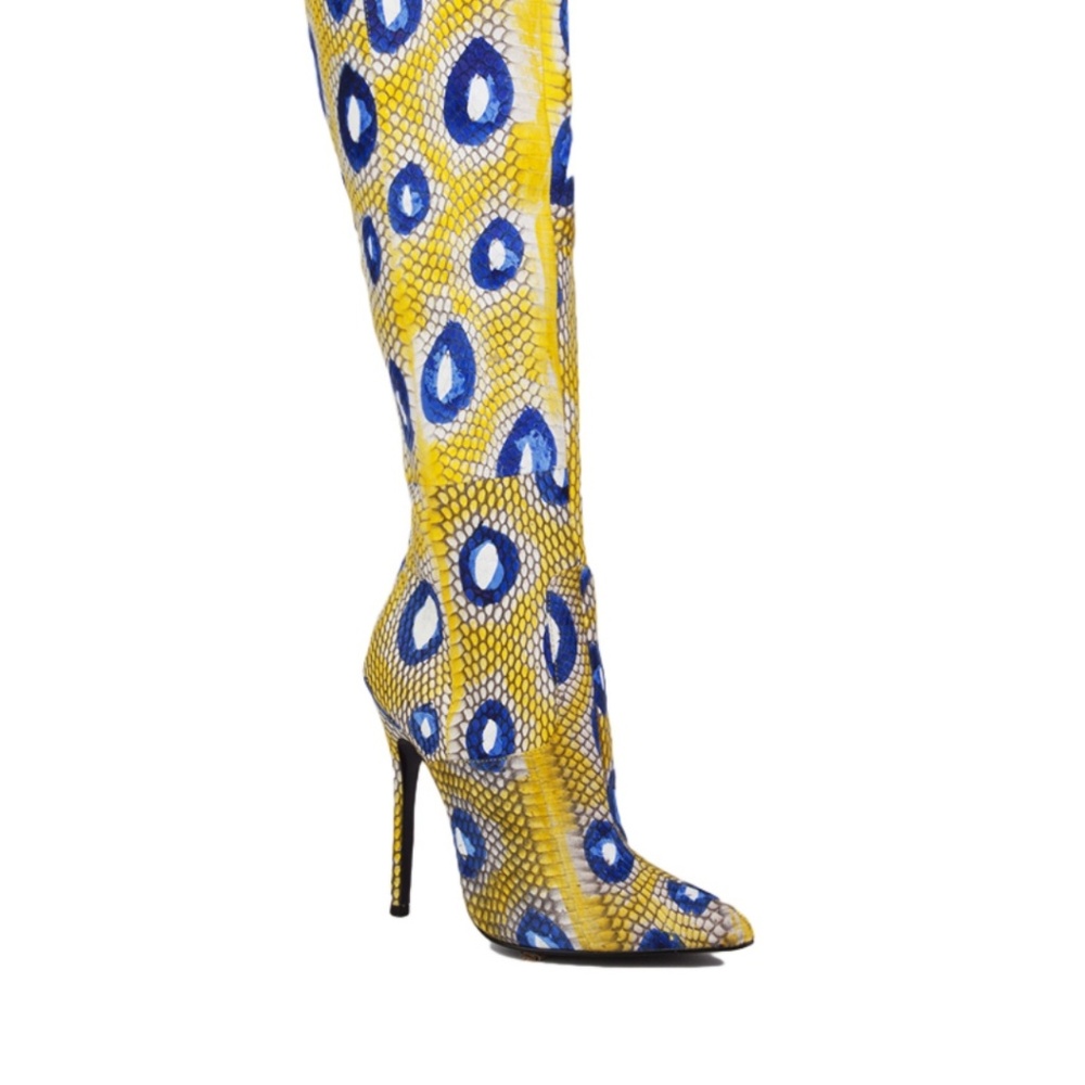 London trash knee high boots